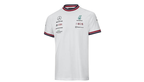 Camiseta oficial Equipo Formula 1 Mercedes AMG. Color blanco