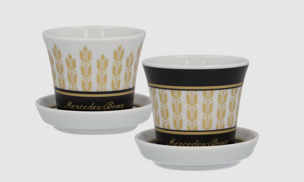 Tazas de café Mercedes-Benz, Juego de 4 piezas