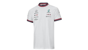 Camiseta oficial Equipo Formula 1 Mercedes AMG. Color blanco